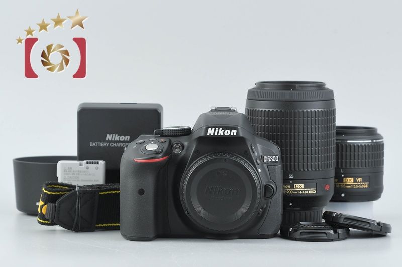 Nikon ニコン D5300 ダブルズームキット2 箱付き ケース付き 【公式 