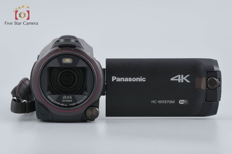 【動作品】 Panasonic HC-WX970M 4K ビデオカメラ ブラック Amazon.co.jp: パナソニック 4Kビデオカメラ WX970M ワイプ撮り 軽量