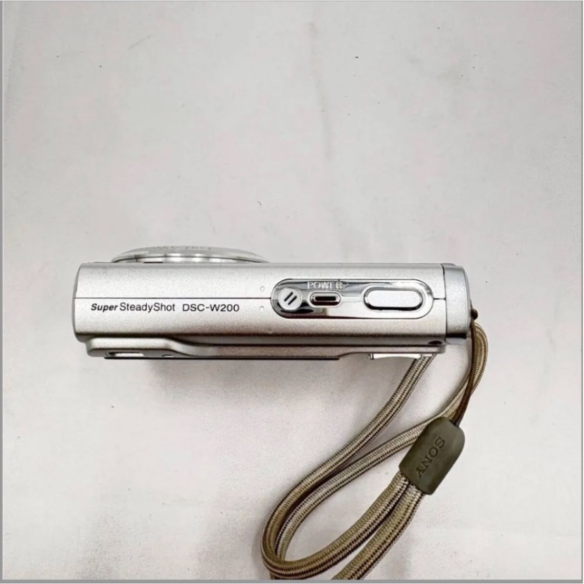 SONY Cyber-shot DSC-W200 シルバー 1210万画素 カールツァイスレンズ