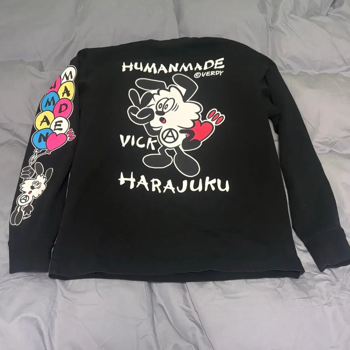 HUMAN SEVEN スウェット ロングスリーブ 黒 L ヒューマンメイド APE 