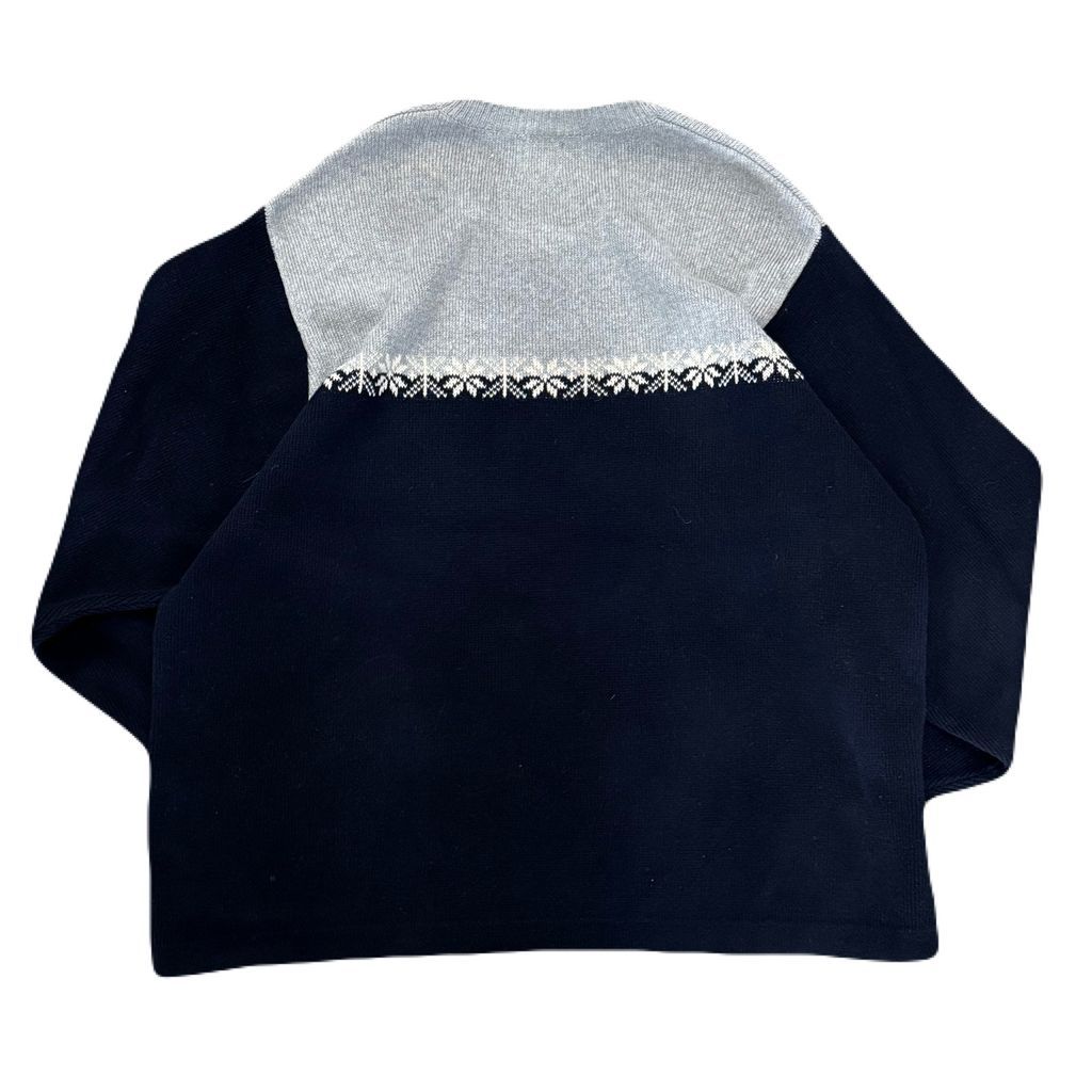 90s OLD GAP オールドギャップ ギャップ 雪柄 ノルディック Vネック