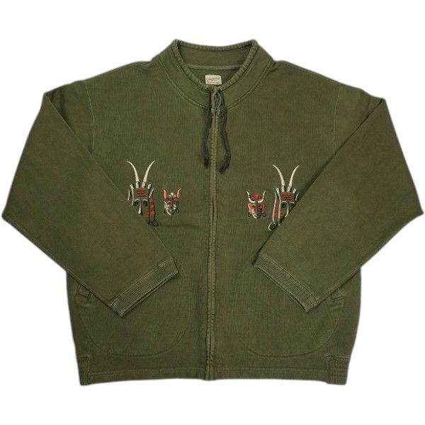 Size【L】 TENDERLOIN テンダーロイン MOCK NECK SWEAT ZIP UP OLIVE