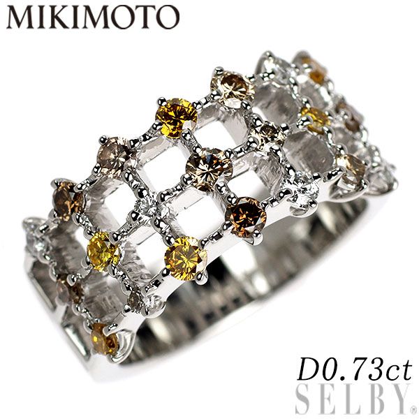 ミキモト Pt950 ダイヤモンド リング 0.73ct - メルカリ