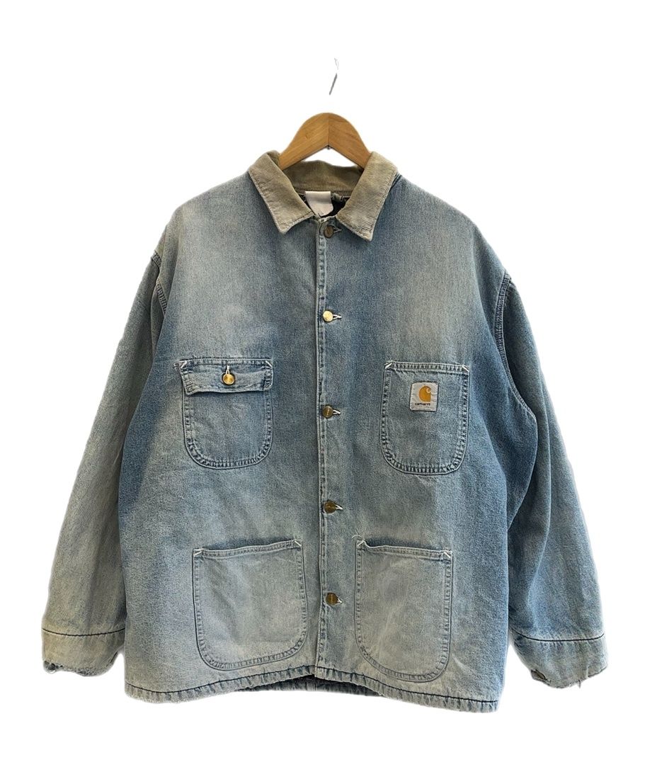 93年製 vintage carhartt デニム カバーオール ブランケット カーハート Carhartt 80s 90s デニムカバーオール 裏地ブランケット 襟