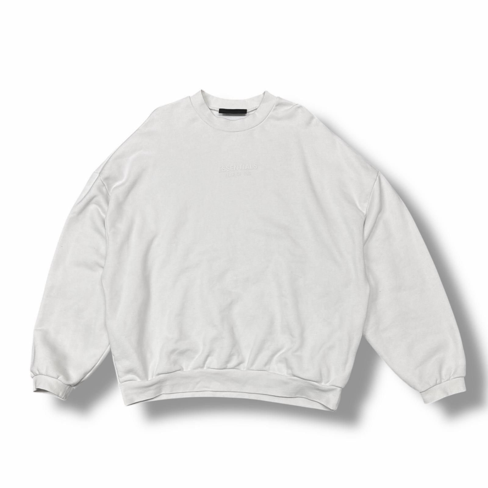 FEAR OF GOD ESSENTIALS ラバーロゴクルーネックスウェット トレーナー 