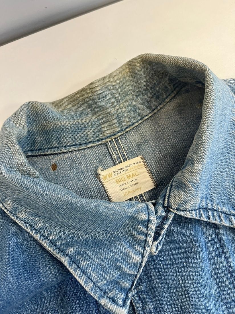 ビッグマック BIG MAC 70s 70's JC Penny デニムカバーオール フェード