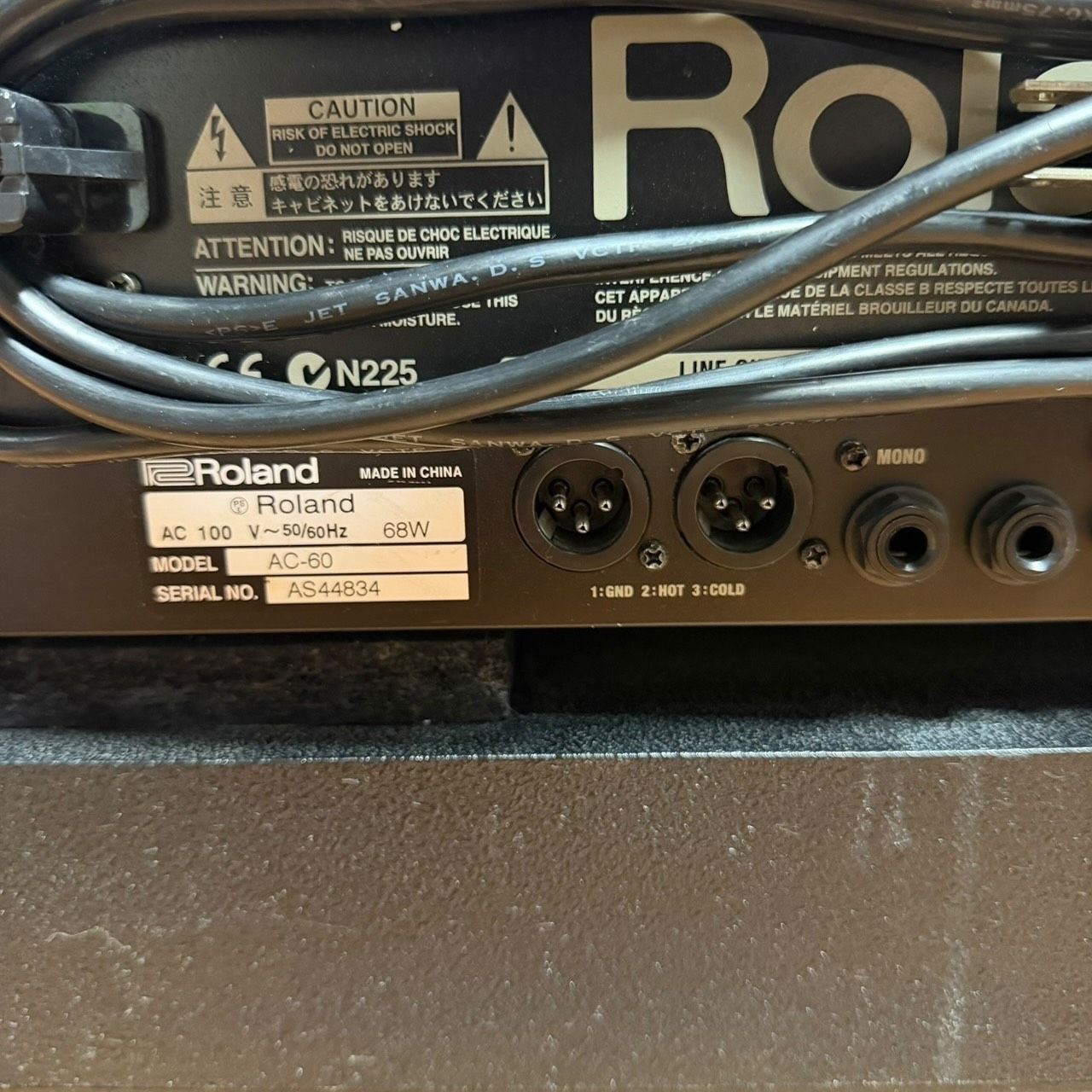 ☆送料無料 美品 Roland ローランド AC-60 Acoustic Chorus ギター