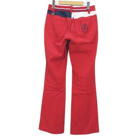 カステルバジャック CASTELBAJAC ストレートパンツ ロングパンツ 38 赤