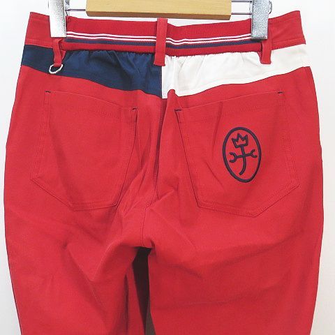 CASTELBAJAC 赤 スリムフィットパンツ CASTELBAJAC 赤 スリムフィット