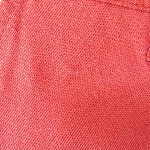 CASTELBAJAC 赤 スリムフィットパンツ カステルバジャック CASTELBAJAC ストレートパンツ ロングパンツ 38 赤