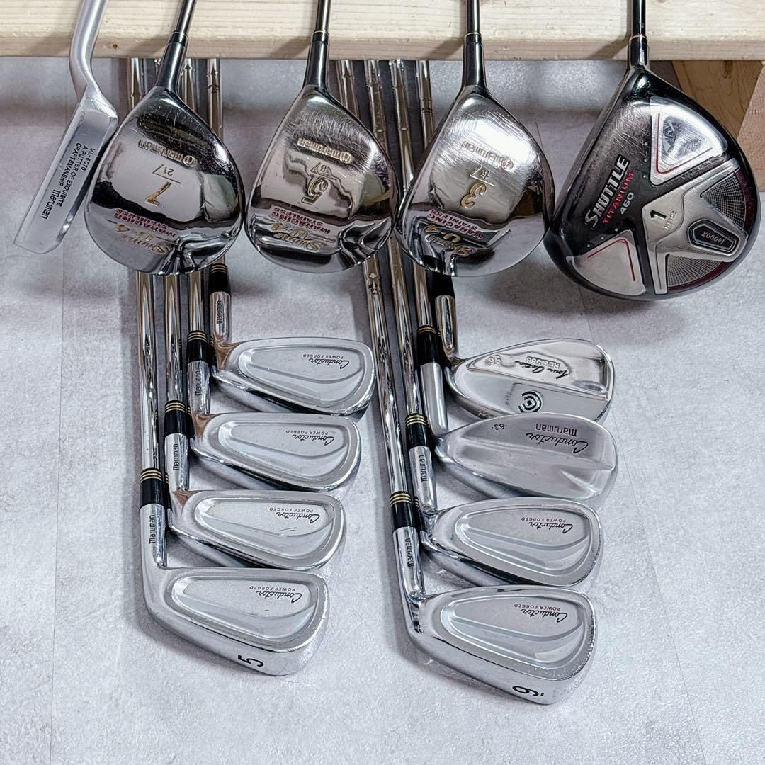 ゼクシオ.キャスコ.マルマン シャトル等 ゴルフクラブ フルセット‼️ ゼクシオ.キャスコ.マルマン シャトル等 ゴルフクラブ フルセット