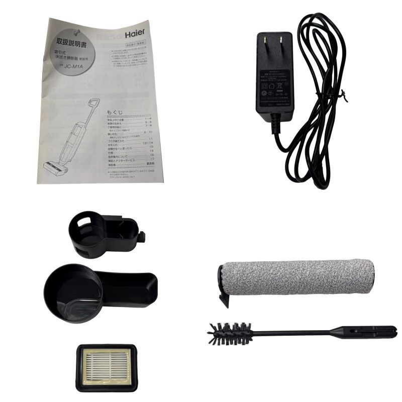 Haier ハイアール 吸引式水拭き掃除機 MIZUKI JC-M1A ブラック 2023年