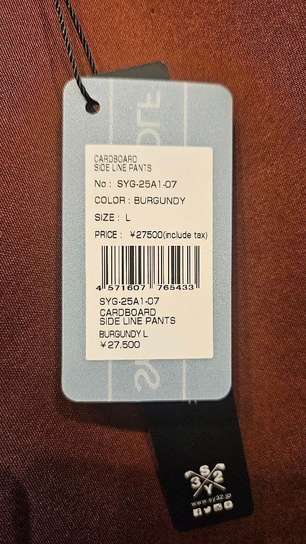 SALE 50%OFF 新品 SY32 GOLF 上下セット サイズL ファッション