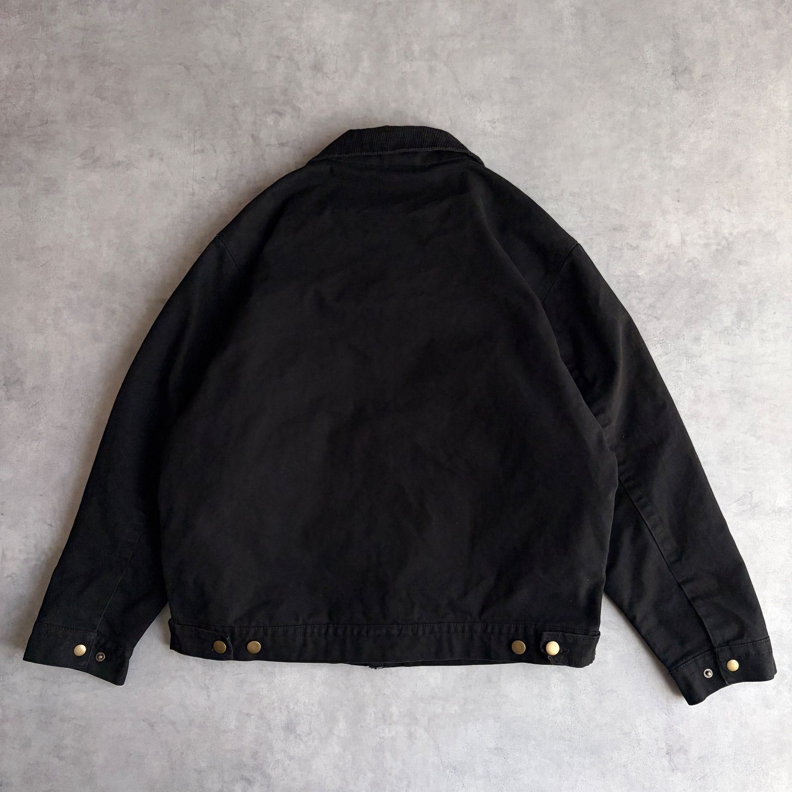 ブランド古着70s 90s FADED GLORYダック地カバーオール黒襟