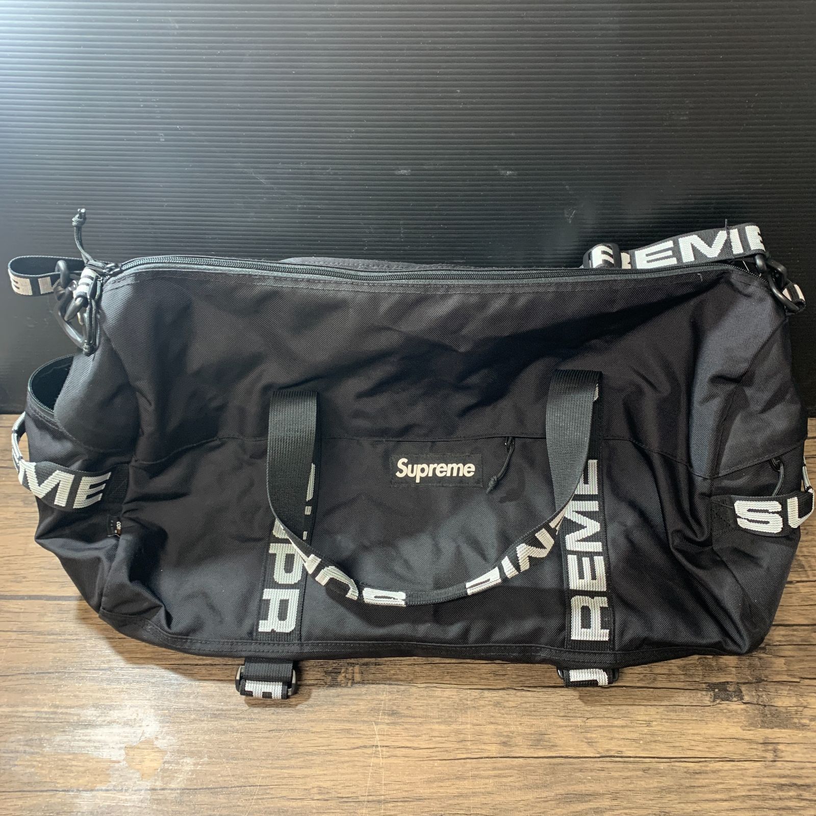 Supreme 18SS Large Duffle Bag ボストンバッグ Supreme 18ss duffle BAG ブラック