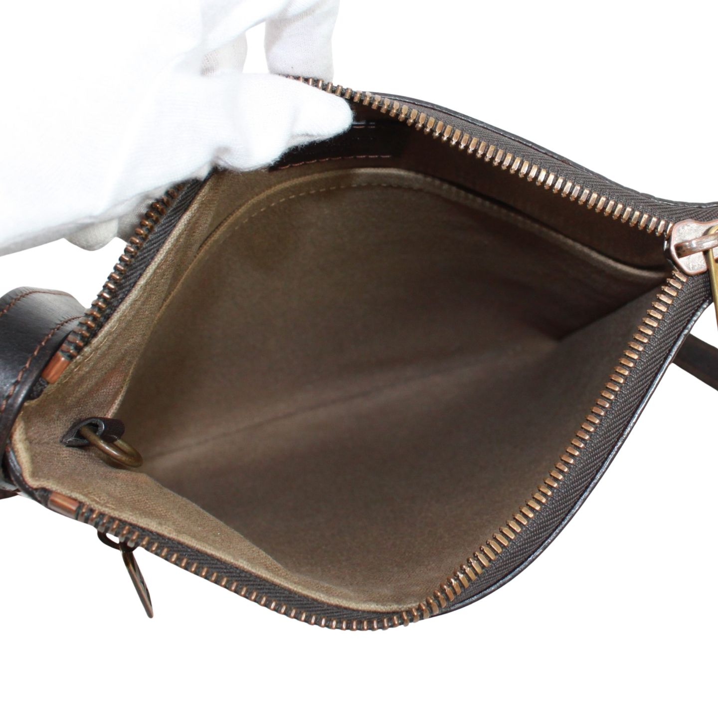 ルイヴィトン ユタ ポシェット・シャウニー カフェ ダークブラウン