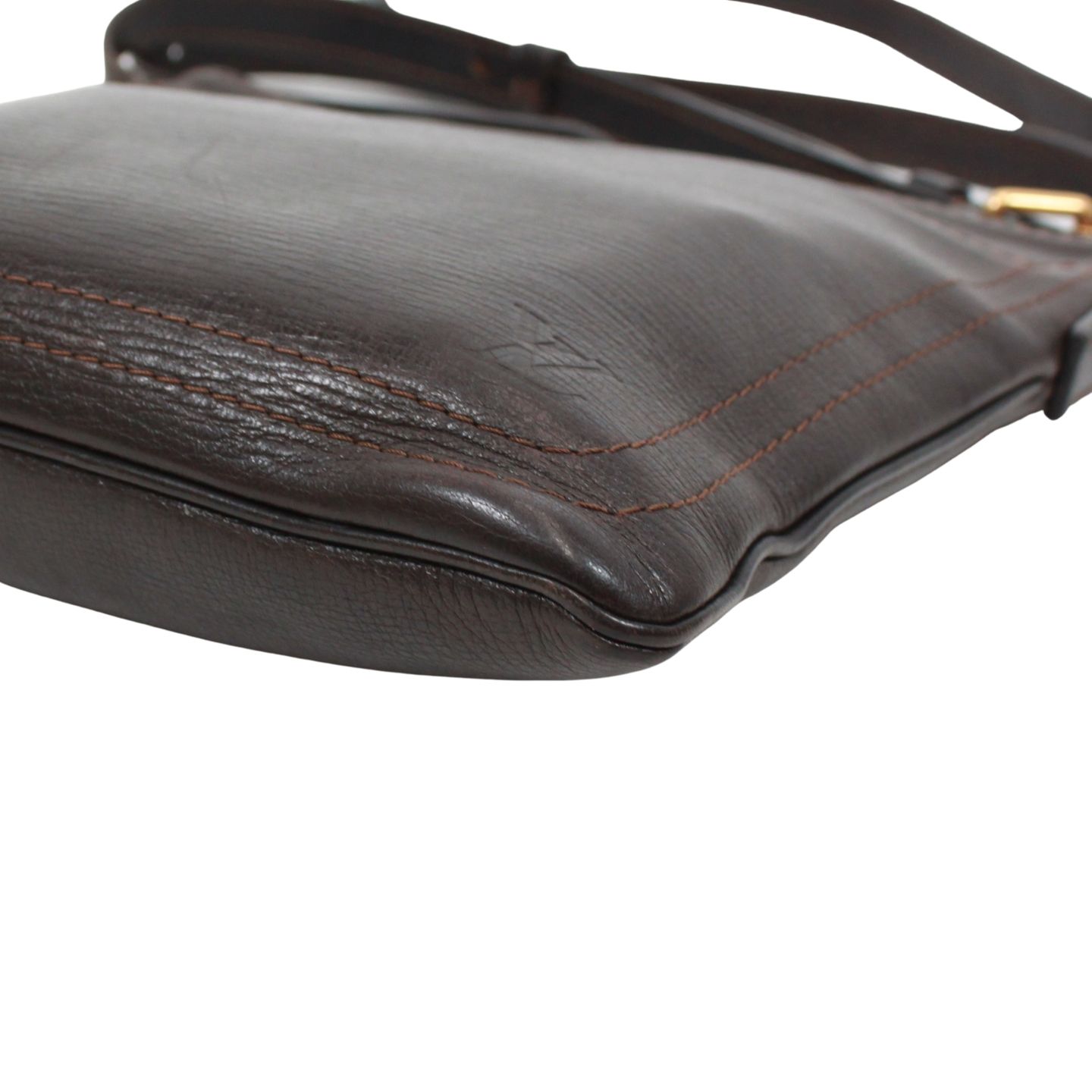 LOUIS VUITTON ポシェット シャウニー ユタ ユタ カフェ レザー ダーク