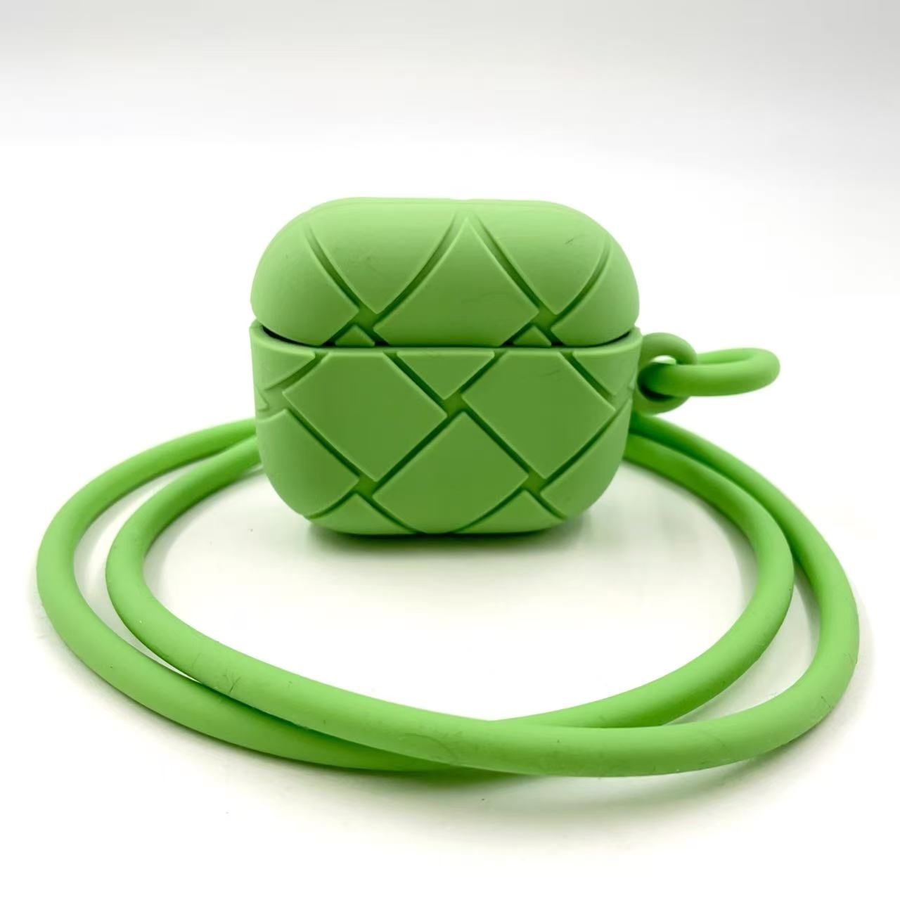 BOTTEGA VENETA イントレチャート イヤホンケース ラバー ライト