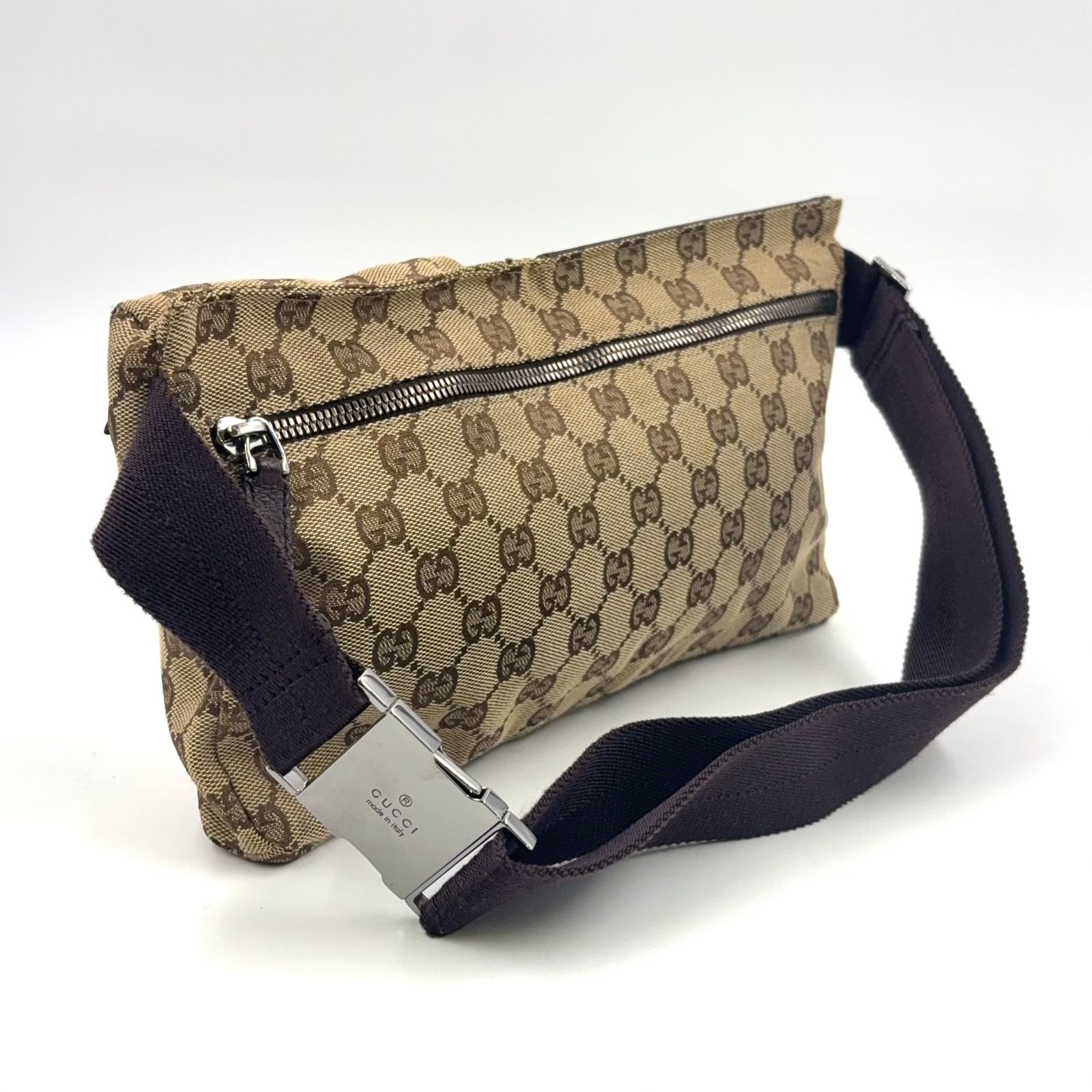 GUCCI GG柄 GGキャンバス レザー×キャンバス ピンク×ベージュ