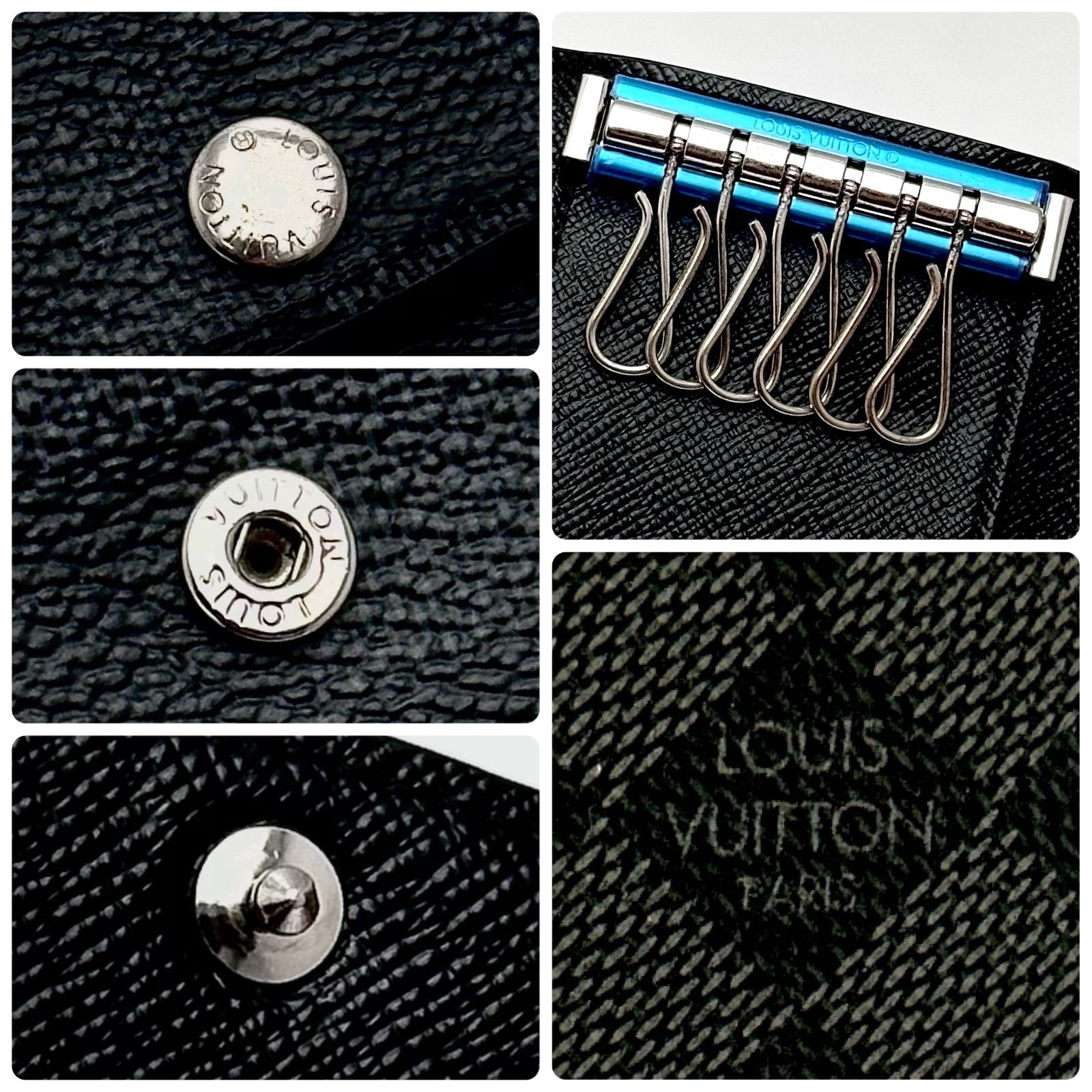 ルイヴィトン LOUIS VUITTO ミュルティクレ 6連 キーケース ダミエ