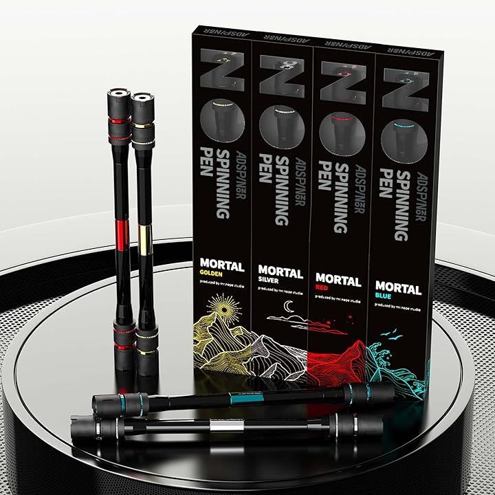 SPILOOPS Nope Mortal ペン回し専用ペン 25cm 27g (ゴールド, 標準