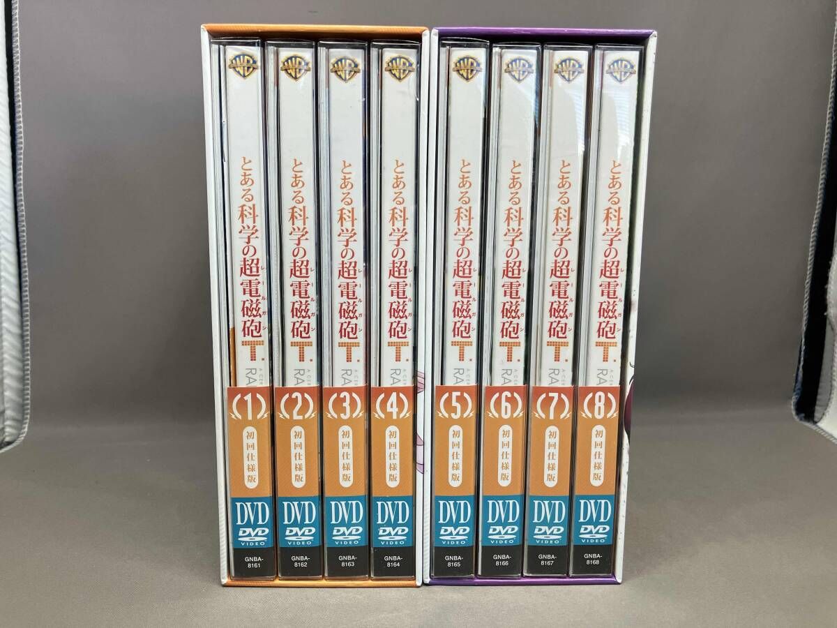 帯あり 収納ケースあり DVD 【※※※】[全8巻セット]とある科学の超電磁砲