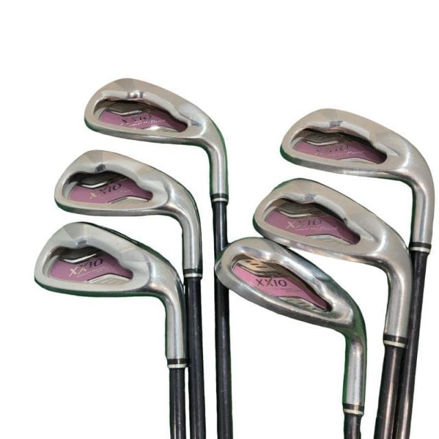中古】 ダンロップ XXIO(2010) 6S レディース (ピンク) アイアンセット