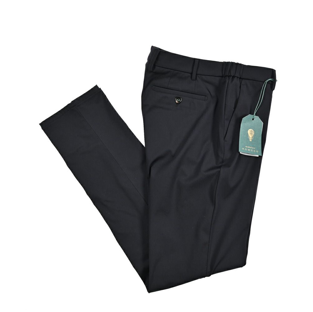 【新品・52サイズ・イタリア製】ベルウィッチ・ベルトレス イージースラックス BERWICH ベルウィッチ / MORELLO ELAX イージースラックス ノータック