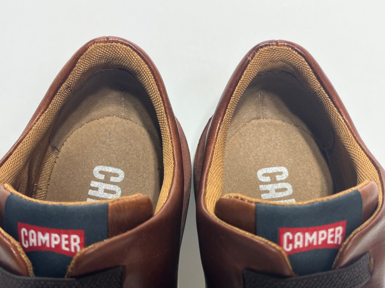 極美品 CAMPER カンペール BEETLE ビートル 27.5cm 本革 ブラウン