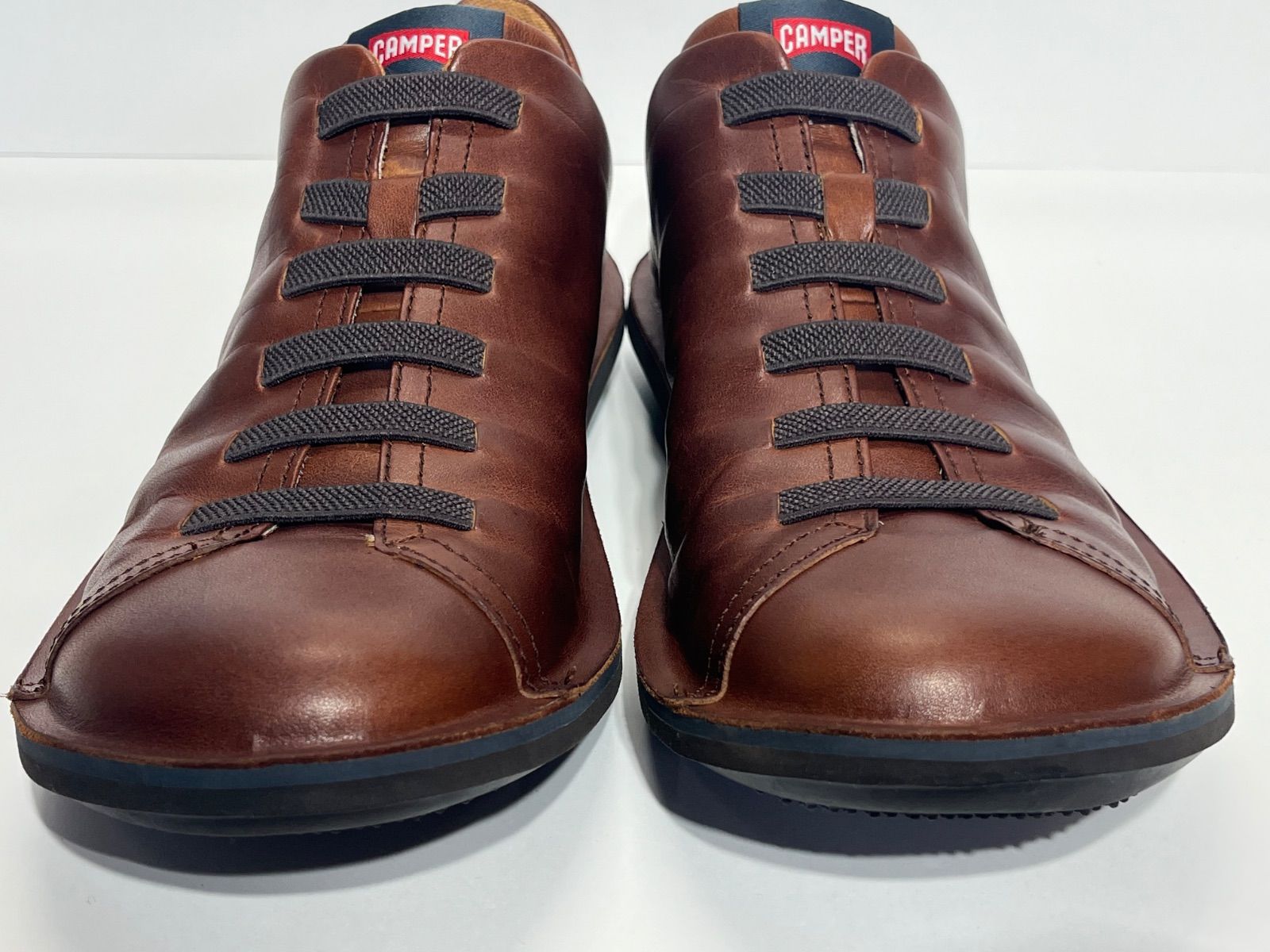 極美品　カンペール　(27.5) ビートル　革靴　レザーシューズ　Camper 極美品 CAMPER カンペール BEETLE ビートル 27.5cm 本革 ブラウン