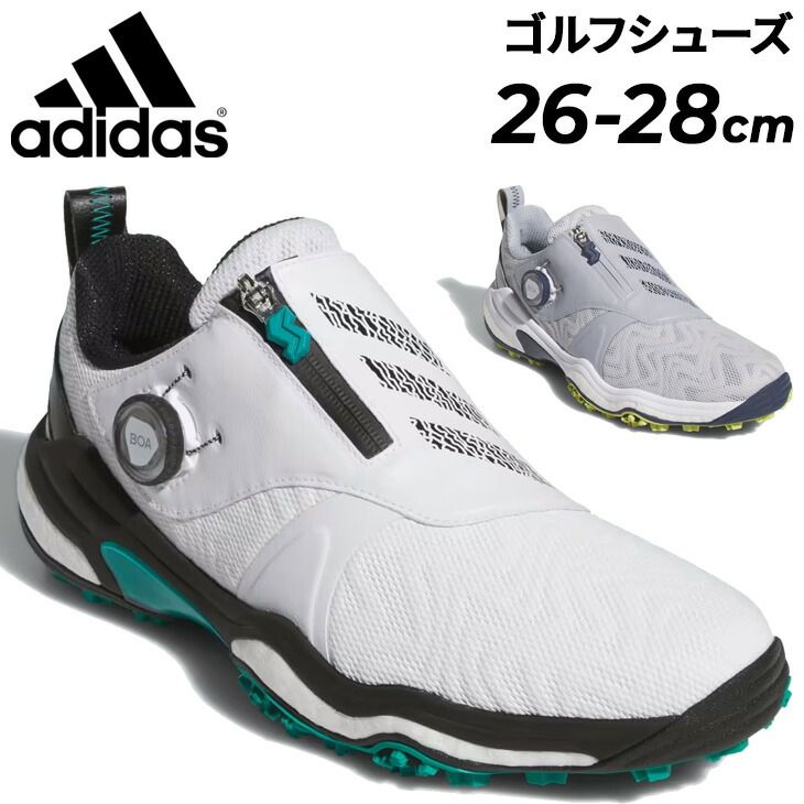 アディダス メンズ ゴルフシューズ スパイクレス adidas GOLF コードカオス 25 ボア｜ダイヤル BOAシステム ゴルフ靴 男性 紳士用 レギュラーフィット メンズシューズ CODECHAOS 25 BOA スポーツシューズ くつ/NKZ93-