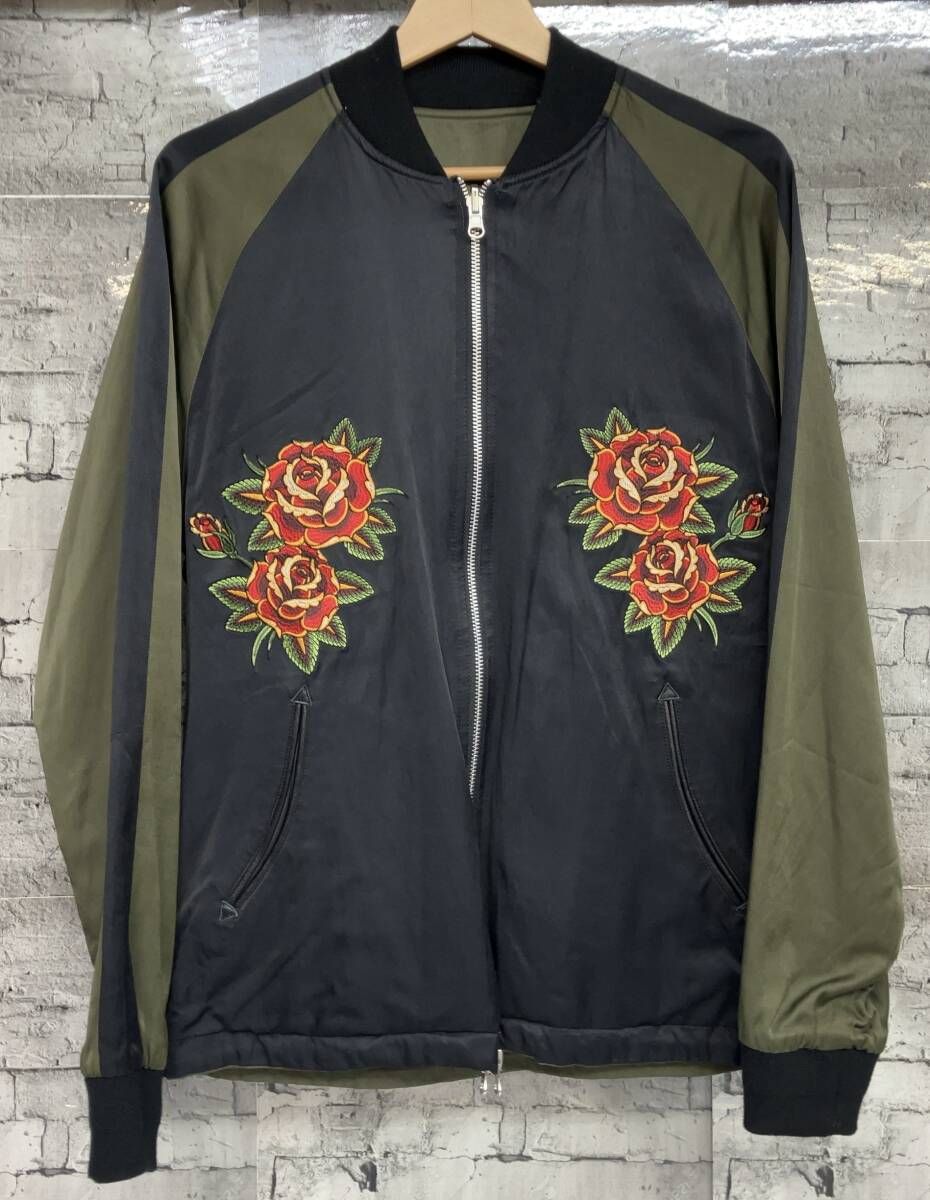 スカジャン/スタジャン CRIMIE クライミー マリア刺繍 リバーシブル