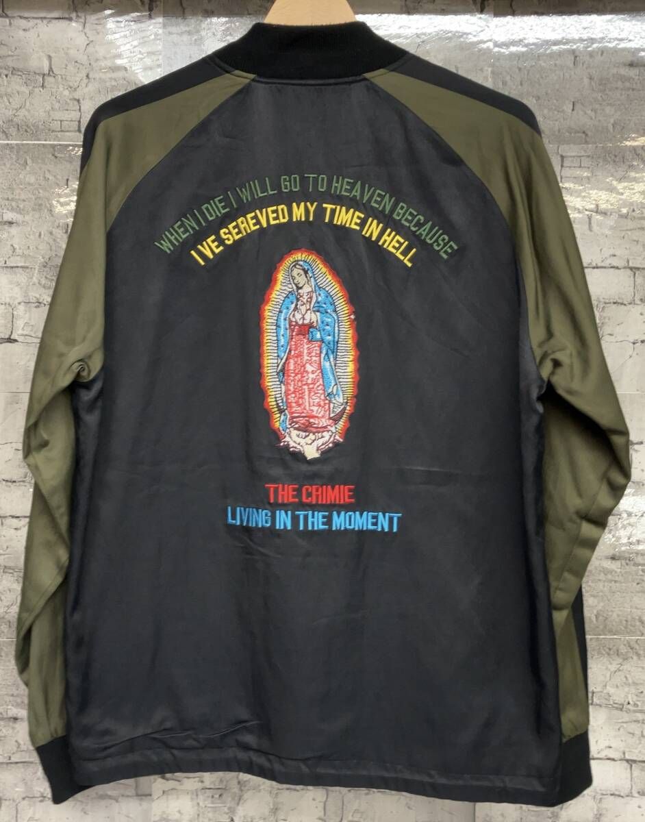 スカジャン/スタジャン CRIMIE クライミー マリア刺繍 リバーシブル