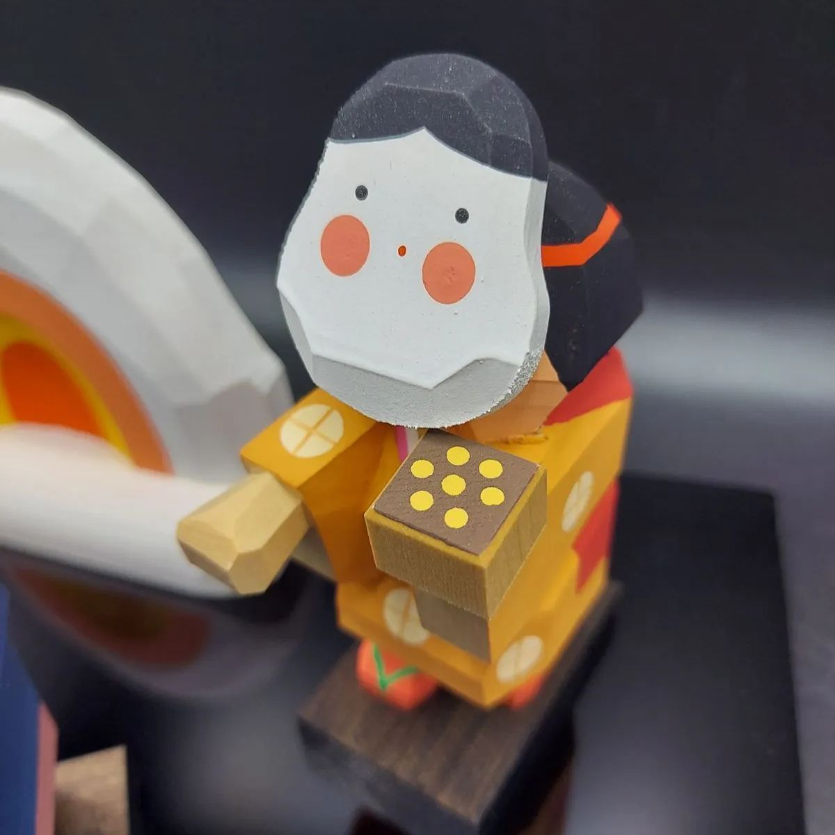 伊予一刀彫り 南雲工房 木彫り 人形 2月 節分 インテリア - メルカリ