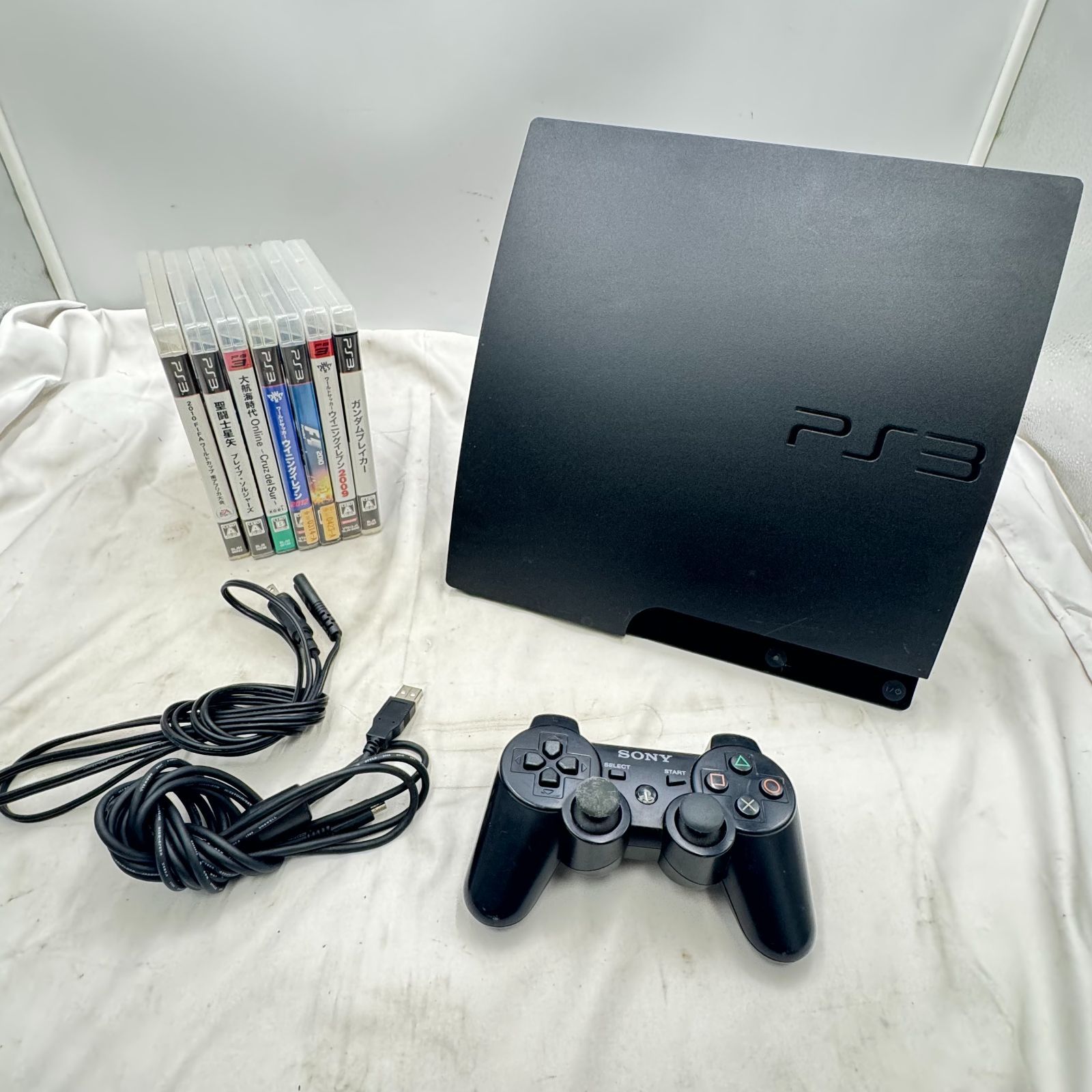 ❗️✨ソフト8本付き✨❗️】PS3 本体 CECH-3000A ジャンク品