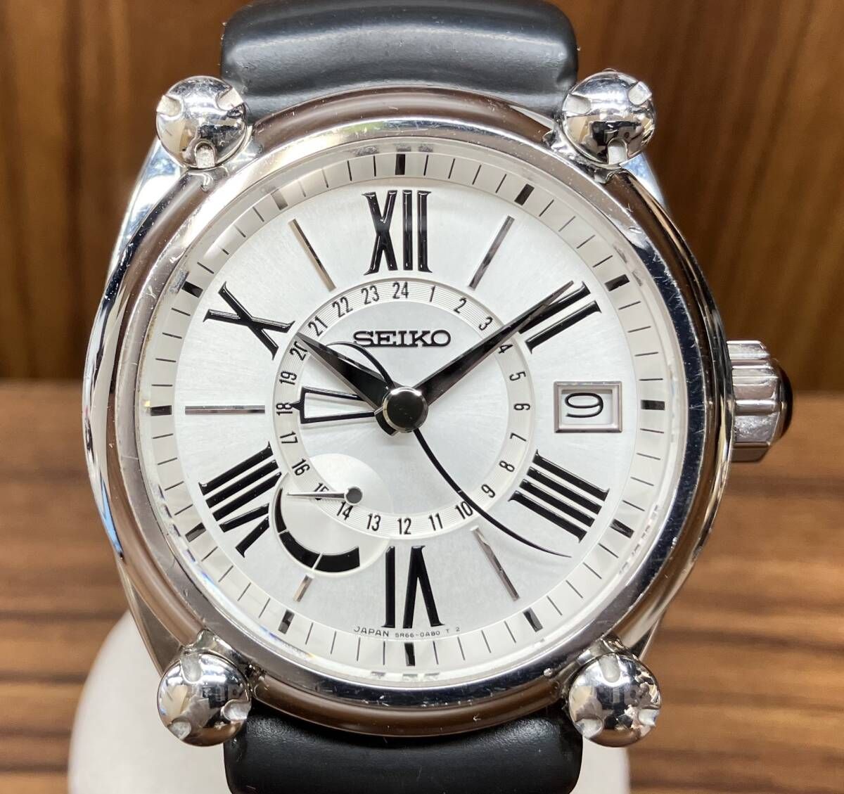 SEIKO セイコー ガランテGMT スプリングドライブ SBLA005 5R66-0AC1 