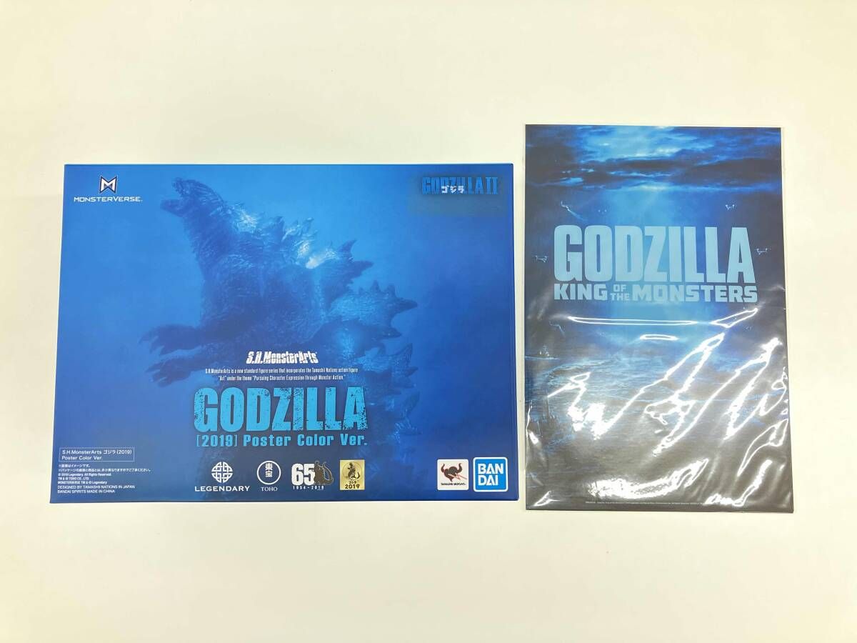 未開封品】 (単品)S.H.MonsterArts ゴジラ(2019) ポスタｰカラｰVer