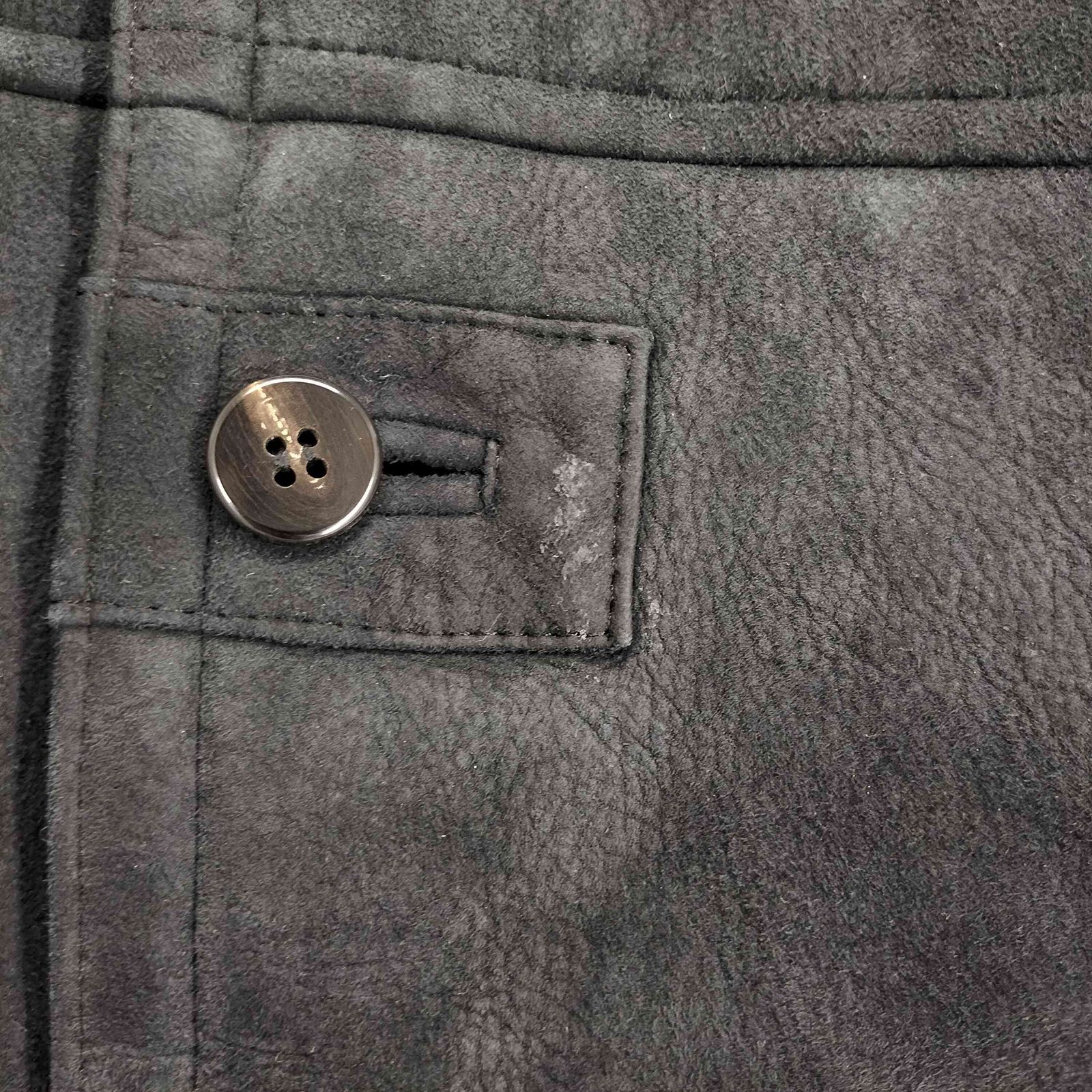 アクアスキュータム AQUASCUTUM sheepskin ムートンカーコート メンズ