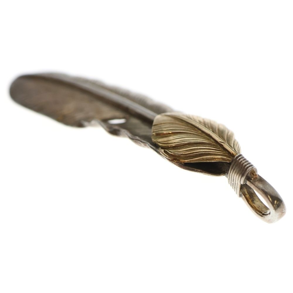 goro's (ゴローズ) 【現行】上金特大フェザー 左向き ネックレストップ