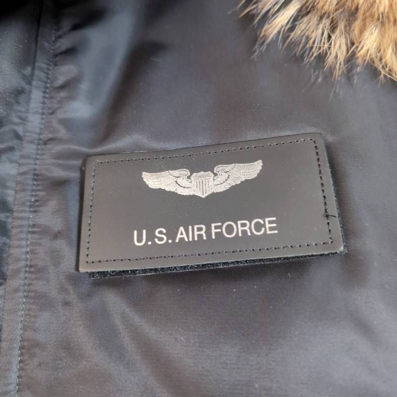 Vtg 90s Spiewak N-2B Flight Jacket USA Made 42 Golden Fleece Black