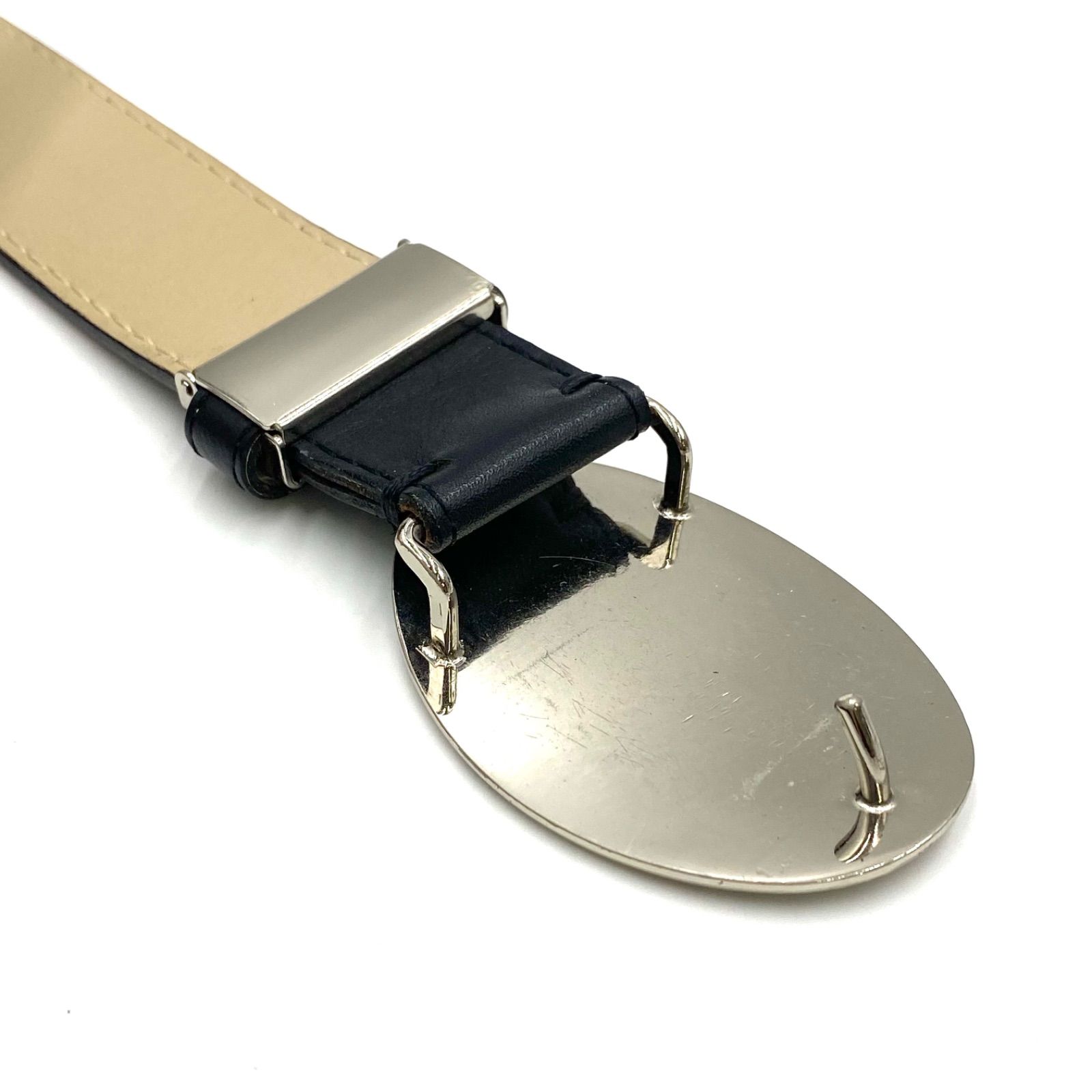 美品 BURBERRY golf バーバリー ゴルフ ベルト ウエスト レザー