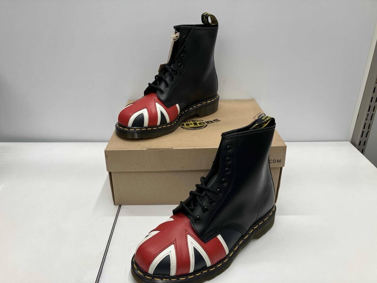 新品,箱付き】Dr.Martens ドクターマーチン UNION JACK 8 EYE BOOT