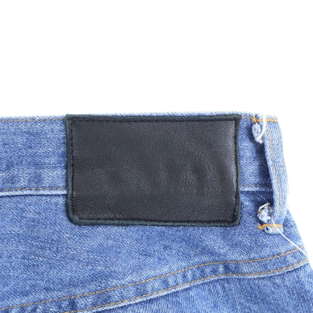 Stein (シュタイン) 22SS LEATHER COMBINATION DENIM JEANS レザー 