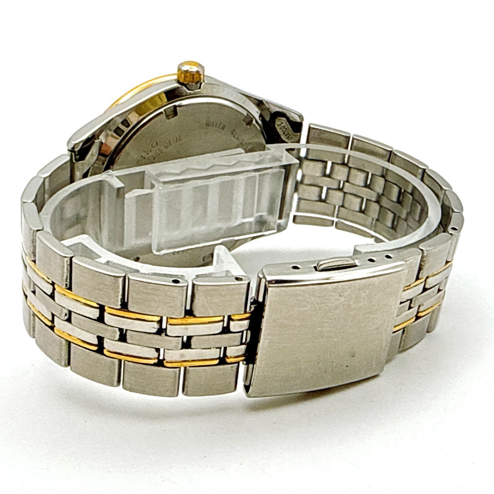 B100【美品・電池交換済】 SEIKO セイコー 7N42-9100 コンビカラー 