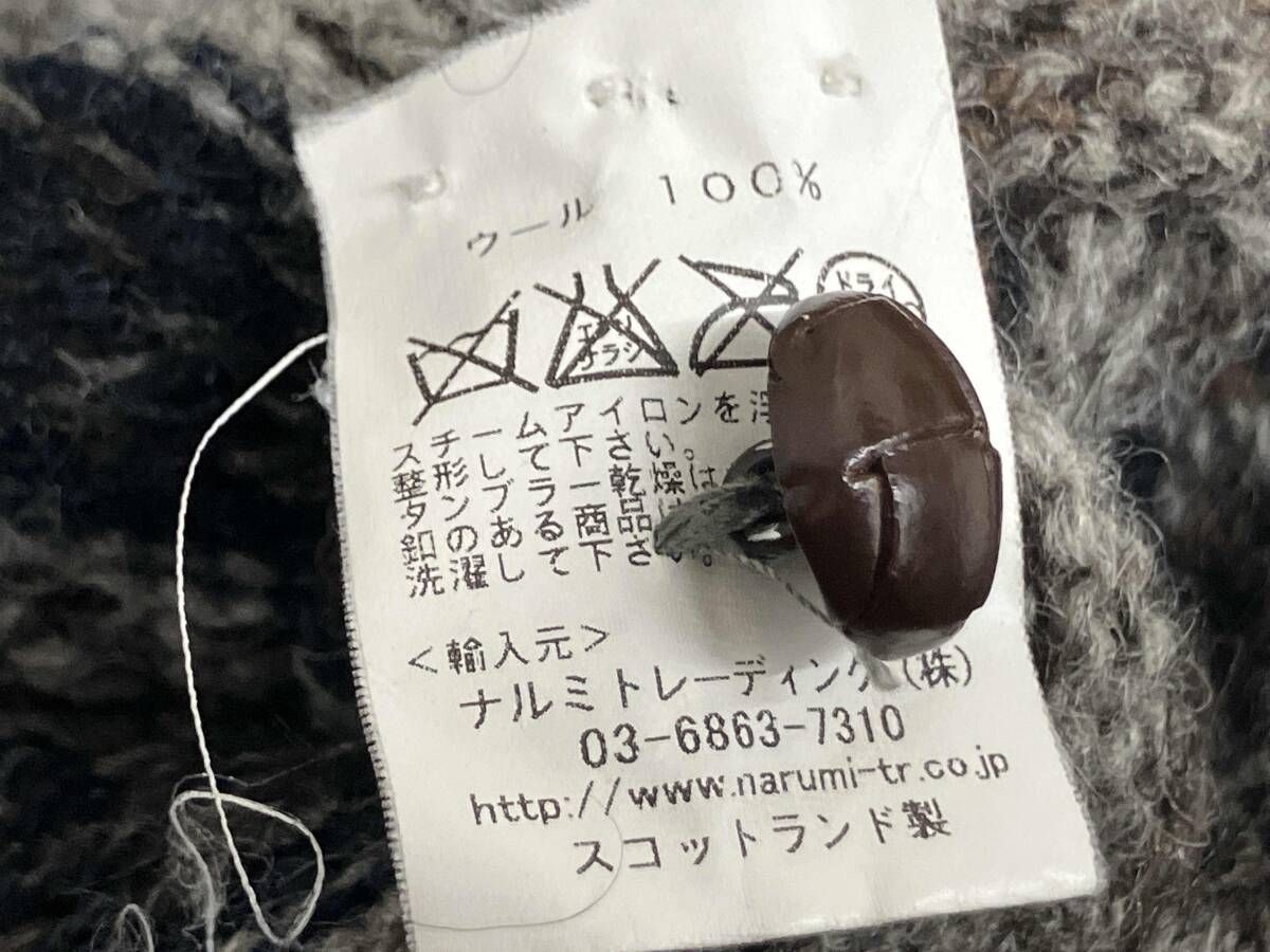 ウール100％カウチン風 Jamiesons ウールカウチン風カーディガン 