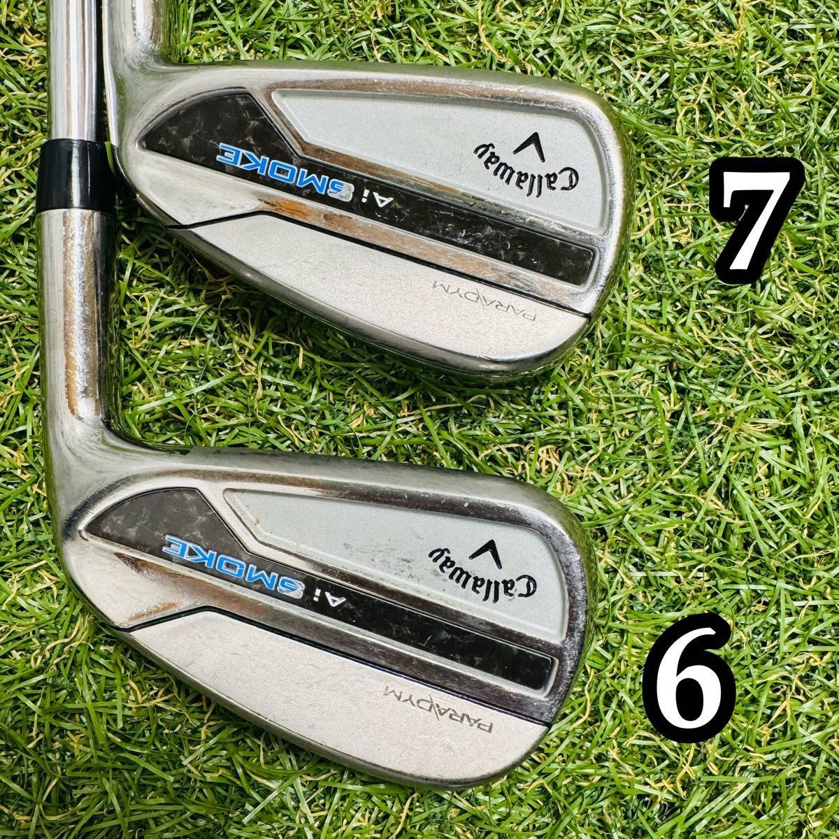 良品】初心者推奨 キャロウェイ Aiスモーク メンズアイアンセット 5本