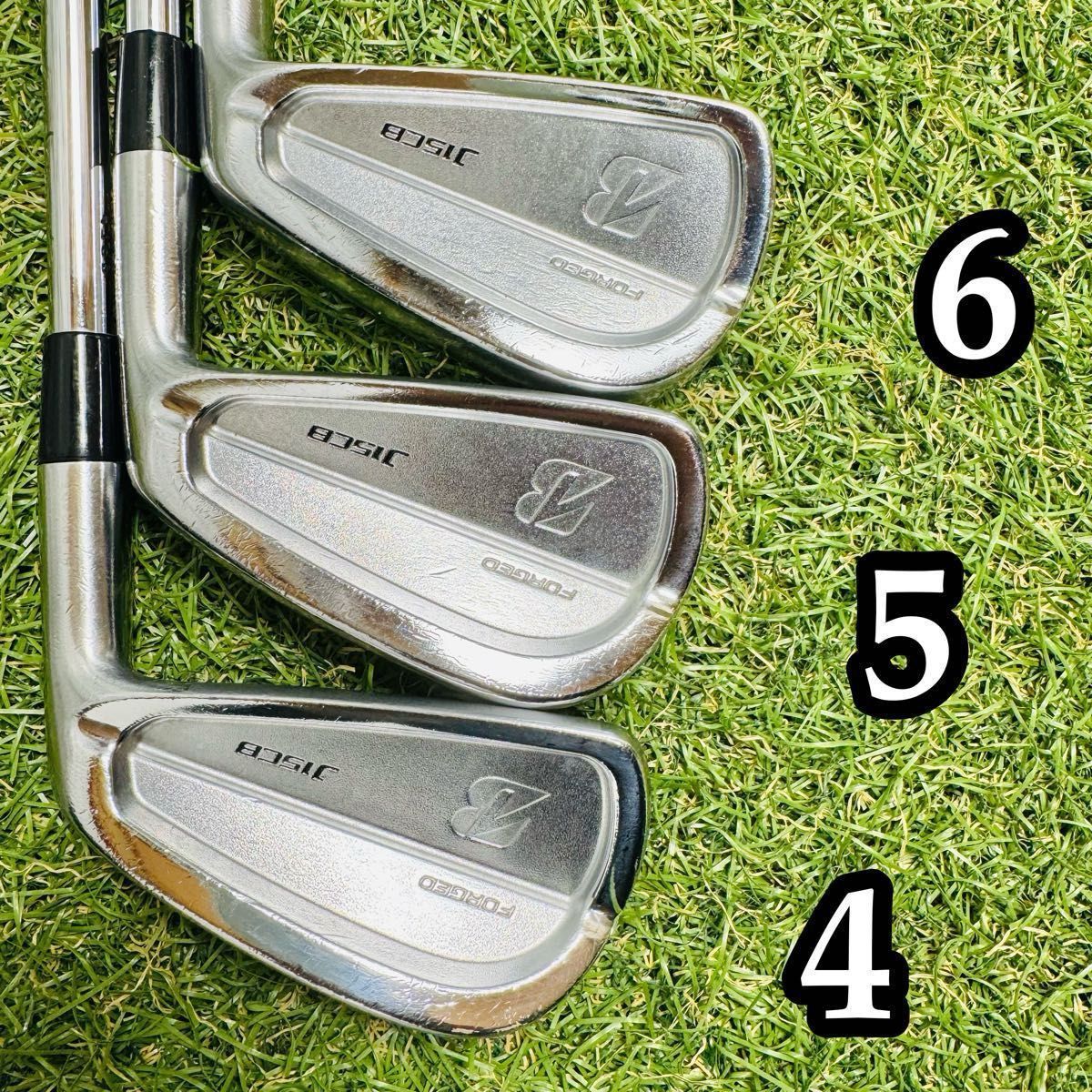 ブリヂストン軟鉄鍛造J15CBアイアン　希少７本セット　DG S200（4-P） 良品】ブリヂストン J15CB メンズアイアンセット 7本 スチール S