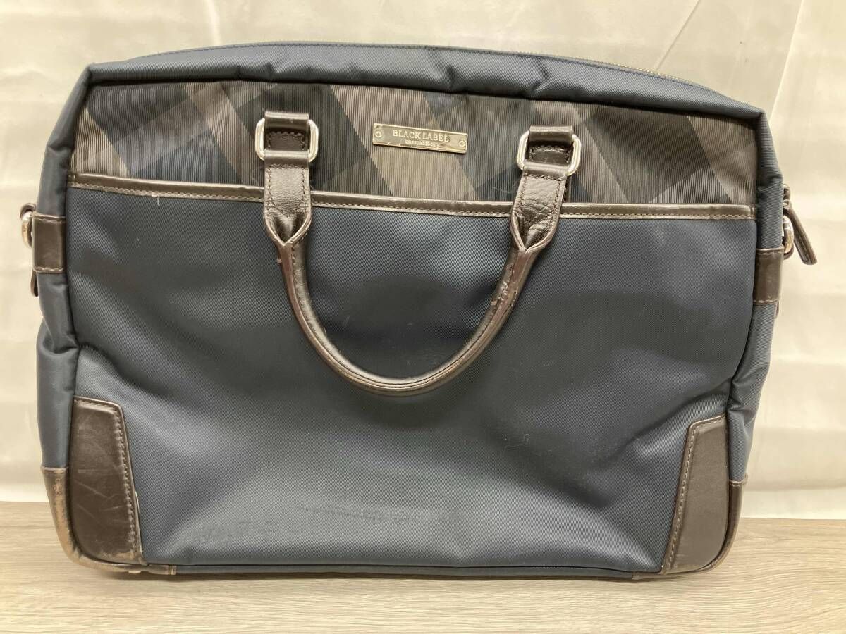 BLACK LABEL CRESTBRIDGE ブリーフケース ネイビー - メルカリ
