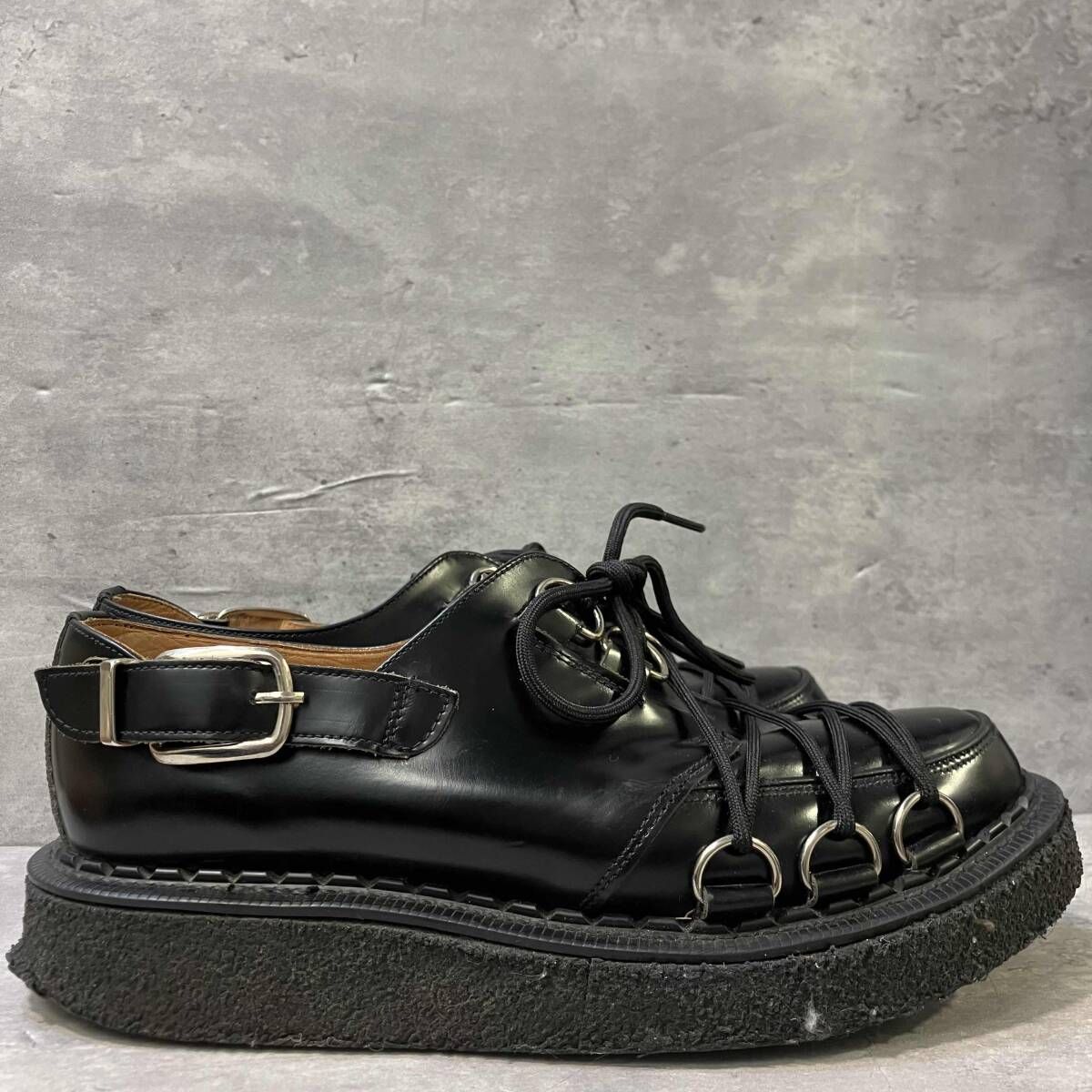 GEORGE COX × COMME des GARCONS HOMME PLUS D RING BU CKLE leather