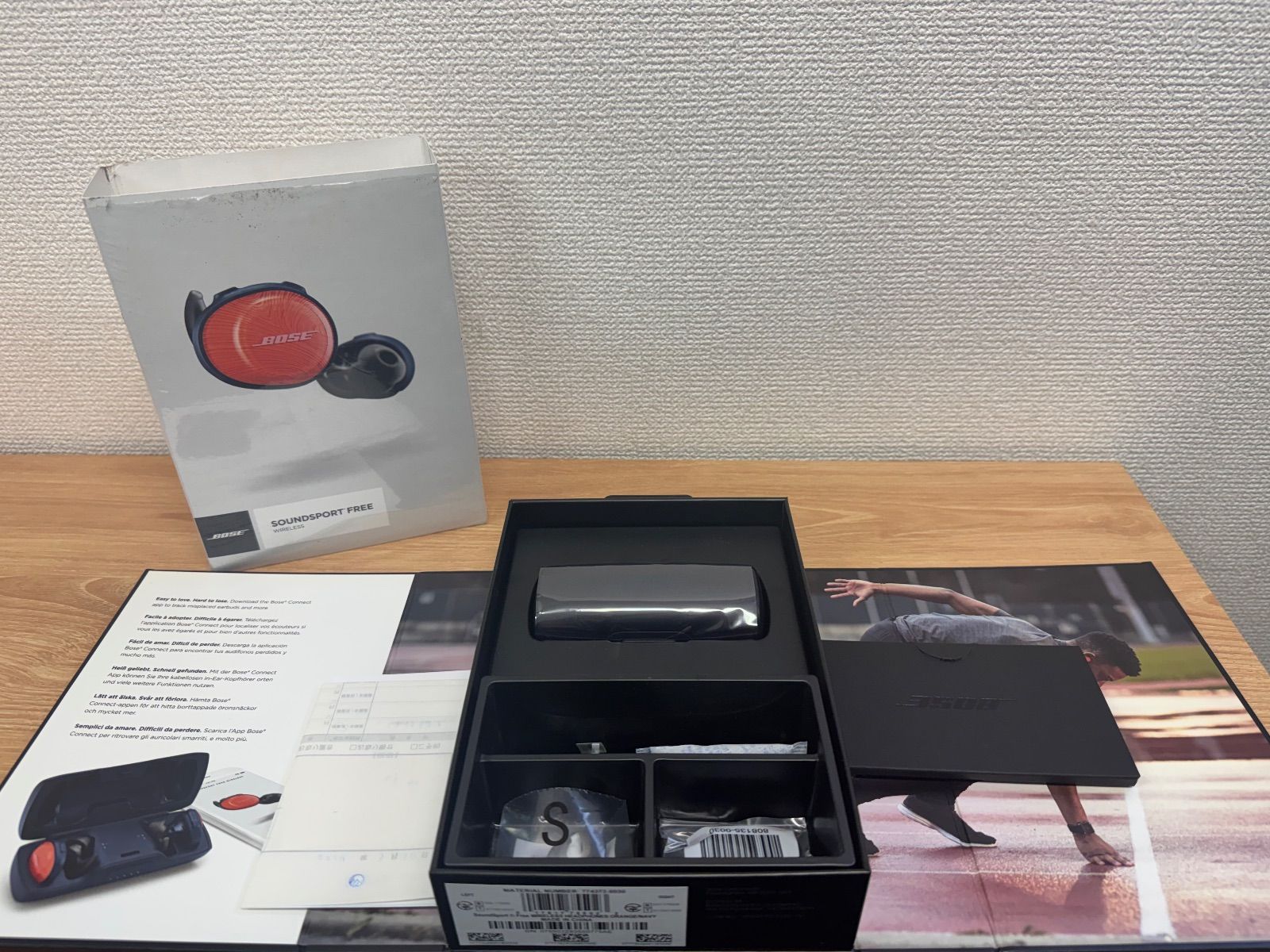 新古品】BOSE ポーズ ワイヤレスイヤホン Bose SoundSport Free